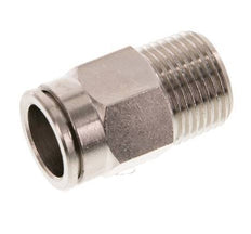 12mm x R3/8'' Push-in Fitting with Male Threads Brass NBR [2 Pieces]