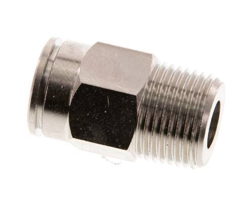 12mm x R3/8'' Push-in Fitting with Male Threads Brass NBR [2 Pieces]