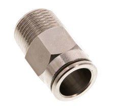 12mm x R3/8'' Steckverschraubung mit Außengewinde Messing NBR [2 Stück]