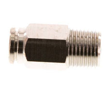 4mm x R1/8'' Push-in Fitting with Male Threads Brass FKM [5 Pieces]
