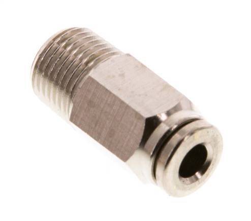 4mm x R1/8'' Steckverschraubung mit Außengewinde Messing FKM [5 Stück]