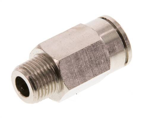 8mm x R1/8'' Steckverschraubung mit Außengewinde Messing FKM [2 Stück]