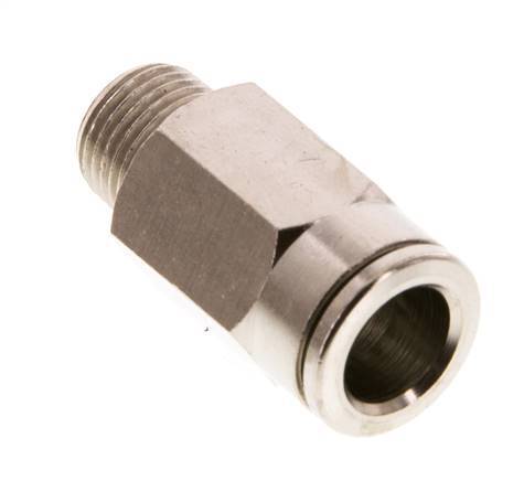 8mm x R1/8'' Steckverschraubung mit Außengewinde Messing FKM [2 Stück]