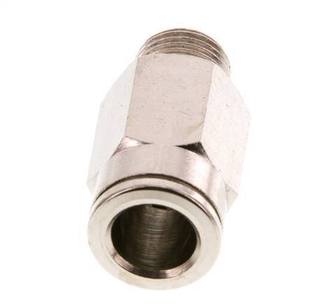 8mm x R1/8'' Steckverschraubung mit Außengewinde Messing FKM [2 Stück]