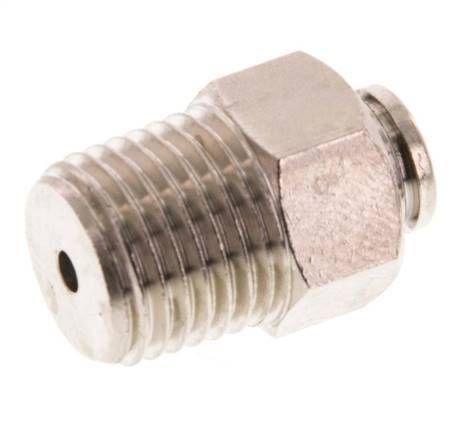 4mm x R1/4'' Steckverschraubung mit Außengewinde Messing FKM [2 Stück]
