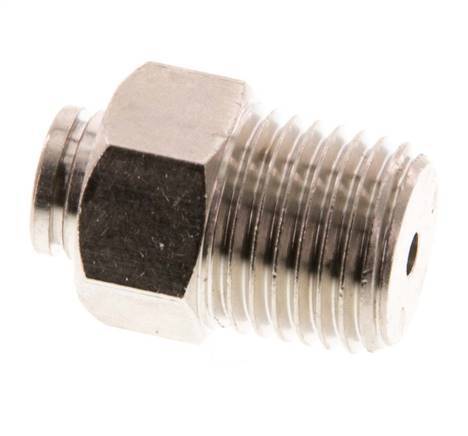 4mm x R1/4'' Steckverschraubung mit Außengewinde Messing FKM [2 Stück]