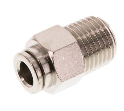 6mm x R1/4'' Steckverschraubung mit Außengewinde Messing FKM [2 Stück]