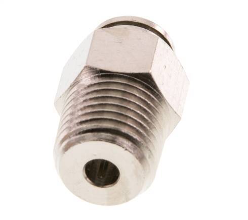 6mm x R1/4'' Steckverschraubung mit Außengewinde Messing FKM [2 Stück]