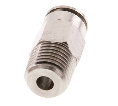 8mm x R1/4'' Steckverschraubung mit Außengewinde Messing FKM [2 Stück]