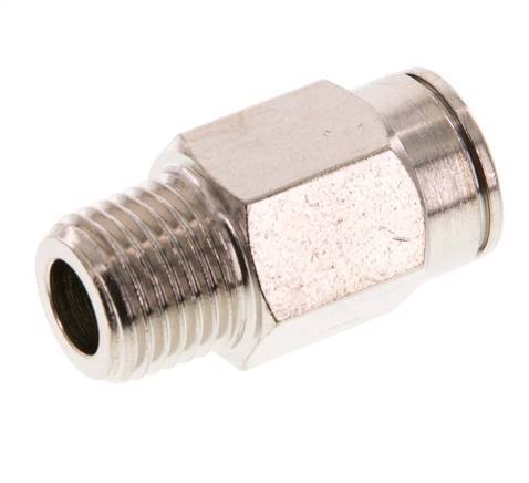 10mm x R1/4'' Steckverschraubung mit Außengewinde Messing FKM [2 Stück]