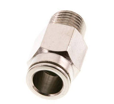 10mm x R1/4'' Steckverschraubung mit Außengewinde Messing FKM [2 Stück]