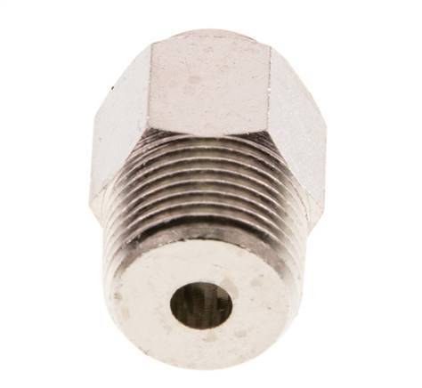 8mm x R3/8'' Steckverschraubung mit Außengewinde Messing FKM [2 Stück]