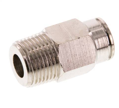 10mm x R3/8'' Steckverschraubung mit Außengewinde Messing FKM [2 Stück]