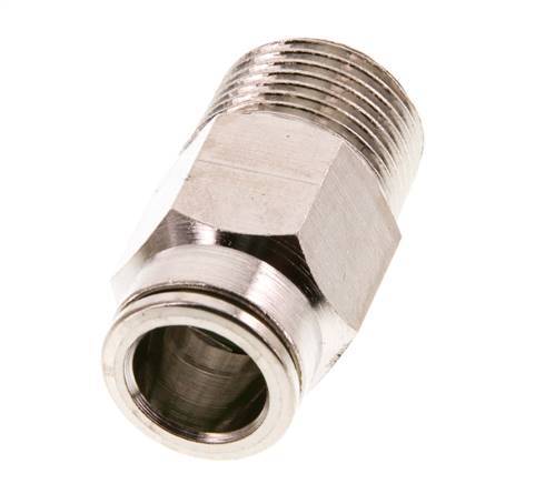 10mm x R3/8'' Steckverschraubung mit Außengewinde Messing FKM [2 Stück]