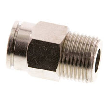 12mm x R3/8'' Push-in Fitting with Male Threads Brass FKM [2 Pieces]