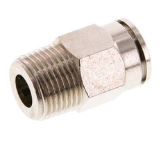 12mm x R3/8'' Steckverschraubung mit Außengewinde Messing FKM [2 Stück]