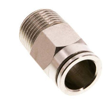 12mm x R3/8'' Steckverschraubung mit Außengewinde Messing FKM [2 Stück]