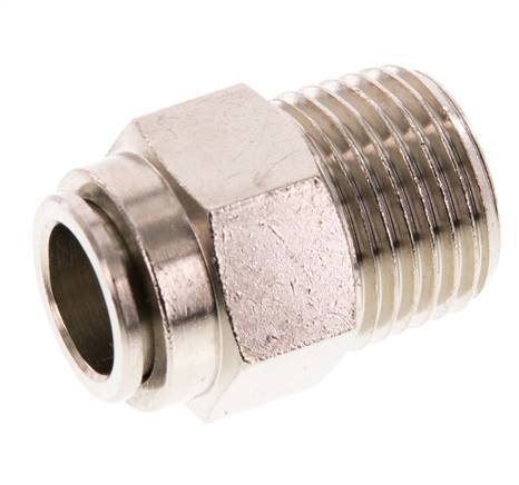 12mm x R1/2'' Steckverschraubung mit Außengewinde Messing FKM