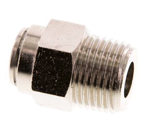 12mm x R1/2'' Steckverschraubung mit Außengewinde Messing FKM