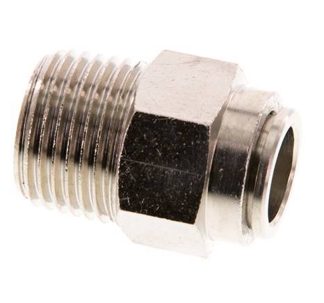 12mm x R1/2'' Steckverschraubung mit Außengewinde Messing FKM