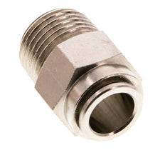 12mm x R1/2'' Steckverschraubung mit Außengewinde Messing FKM