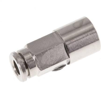 5mm x G1/8'' Steckverschraubung mit Innengewinde Messing NBR [2 Stück]