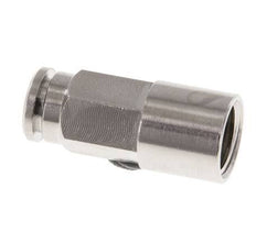 5mm x G1/8'' Steckverschraubung mit Innengewinde Messing NBR [2 Stück]