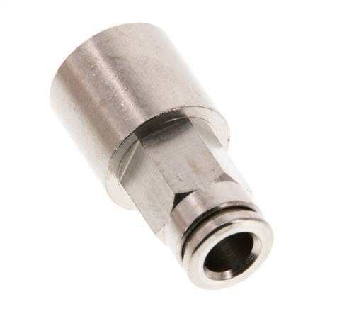 6mm x G1/4'' Steckverschraubung mit Innengewinde Messing NBR [2 Stück]