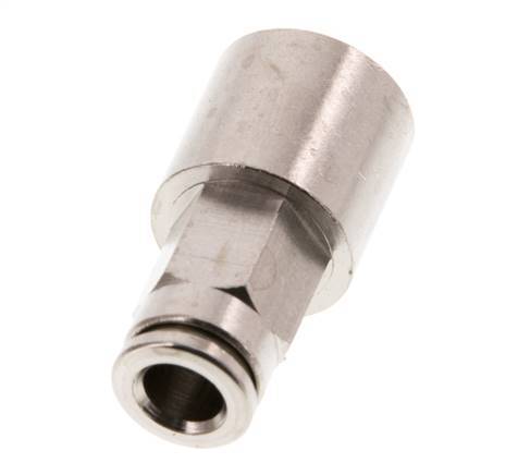 6mm x G1/4'' Steckverschraubung mit Innengewinde Messing NBR [2 Stück]