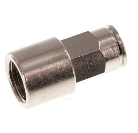 8mm x G1/4'' Steckverschraubung mit Innengewinde Messing NBR [2 Stück]