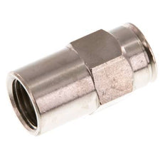 10mm x G1/4'' Push-in Fitting with Female Threads Brass NBR [2 Pieces]