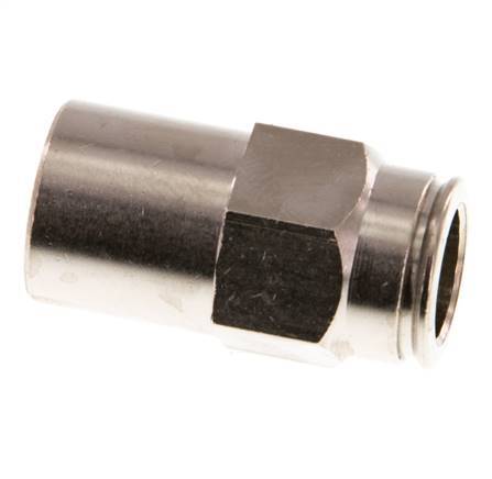 10mm x G1/4'' Steckverschraubung mit Innengewinde Messing NBR [2 Stück]