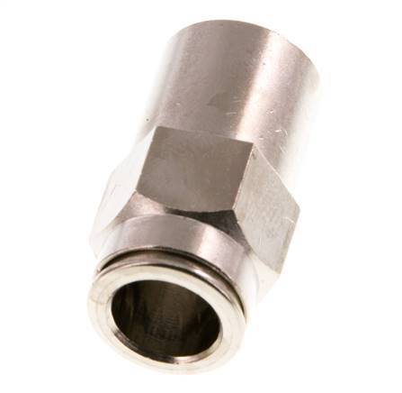 10mm x G1/4'' Steckverschraubung mit Innengewinde Messing NBR [2 Stück]