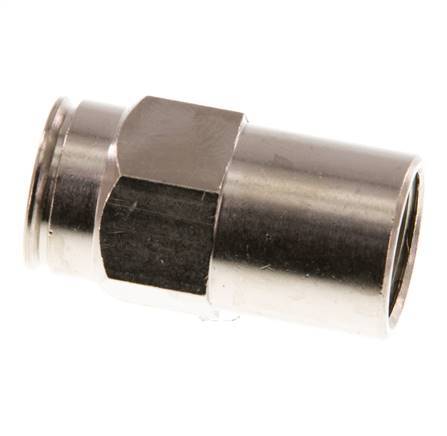 10mm x G1/4'' Steckverschraubung mit Innengewinde Messing NBR [2 Stück]