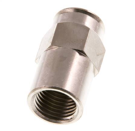 10mm x G1/4'' Steckverschraubung mit Innengewinde Messing NBR [2 Stück]
