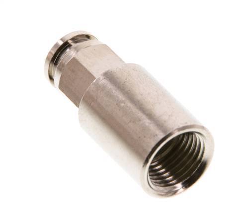 4mm x G1/8'' Steckverschraubung mit Innengewinde Messing FKM [2 Stück]