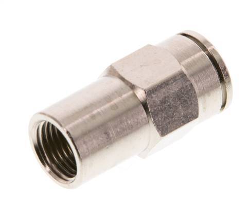 8mm x G1/8'' Steckverschraubung mit Innengewinde Messing FKM [2 Stück]