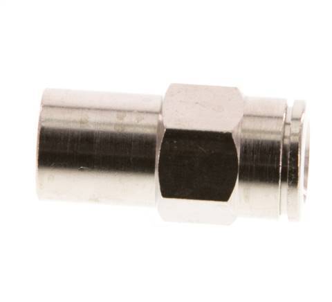 8mm x G1/8'' Steckverschraubung mit Innengewinde Messing FKM [2 Stück]