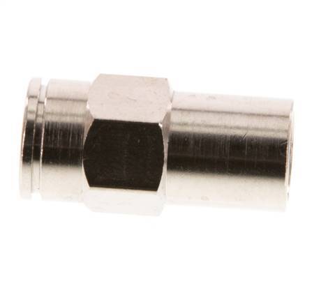 8mm x G1/8'' Steckverschraubung mit Innengewinde Messing FKM [2 Stück]