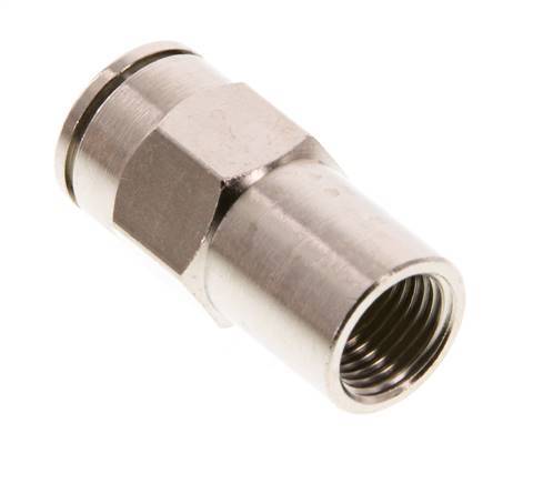 8mm x G1/8'' Steckverschraubung mit Innengewinde Messing FKM [2 Stück]