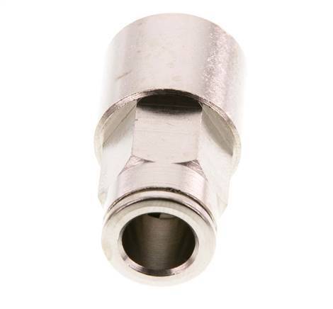 8mm x G1/4'' Steckverschraubung mit Innengewinde Messing FKM [2 Stück]