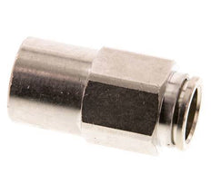 12mm x G3/8'' Push-in Fitting with Female Threads Brass FKM