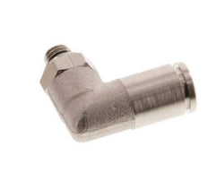 4mm x M 5 90Grad Winkelsteckverschraubung mit Außengewinde Messing NBR drehbar [2 Stück]