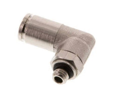4mm x M 5 90Grad Winkelsteckverschraubung mit Außengewinde Messing NBR drehbar [2 Stück]