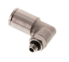 6mm x M 5 90Grad Winkelsteckverschraubung mit Außengewinde Messing NBR drehbar [2 Stück]