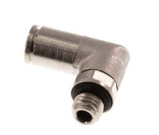 4mm x M 7 90Grad Winkelsteckverschraubung mit Außengewinde Messing NBR drehbar [2 Stück]