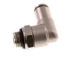 4mm x G1/8'' 90deg Winkel Steckverschraubung mit Außengewinde Messing NBR drehbar [2 Stück]