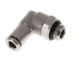 5mm x G1/8'' 90deg Winkel-Steckverschraubung mit Außengewinde Messing NBR drehbar [2 Stück]