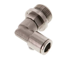8mm x G3/8'' 90deg Winkel Steckverschraubung mit Außengewinde Messing NBR drehbar [2 Stück]