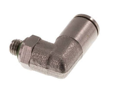 4mm x M 5 90Grad Winkelsteckverschraubung mit Außengewinde Messing FKM drehbar [2 Stück]